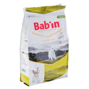 1 paquet de 3 kg de croquettes chien stérilisé/ BAB’IN Mini Stérilised