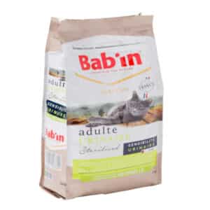 1 paquet de 2 kg de croquettes chat adulte/ BAB’IN URINAIRE